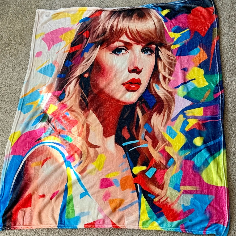 Taylor Swift Very Soft Confetti Blanket